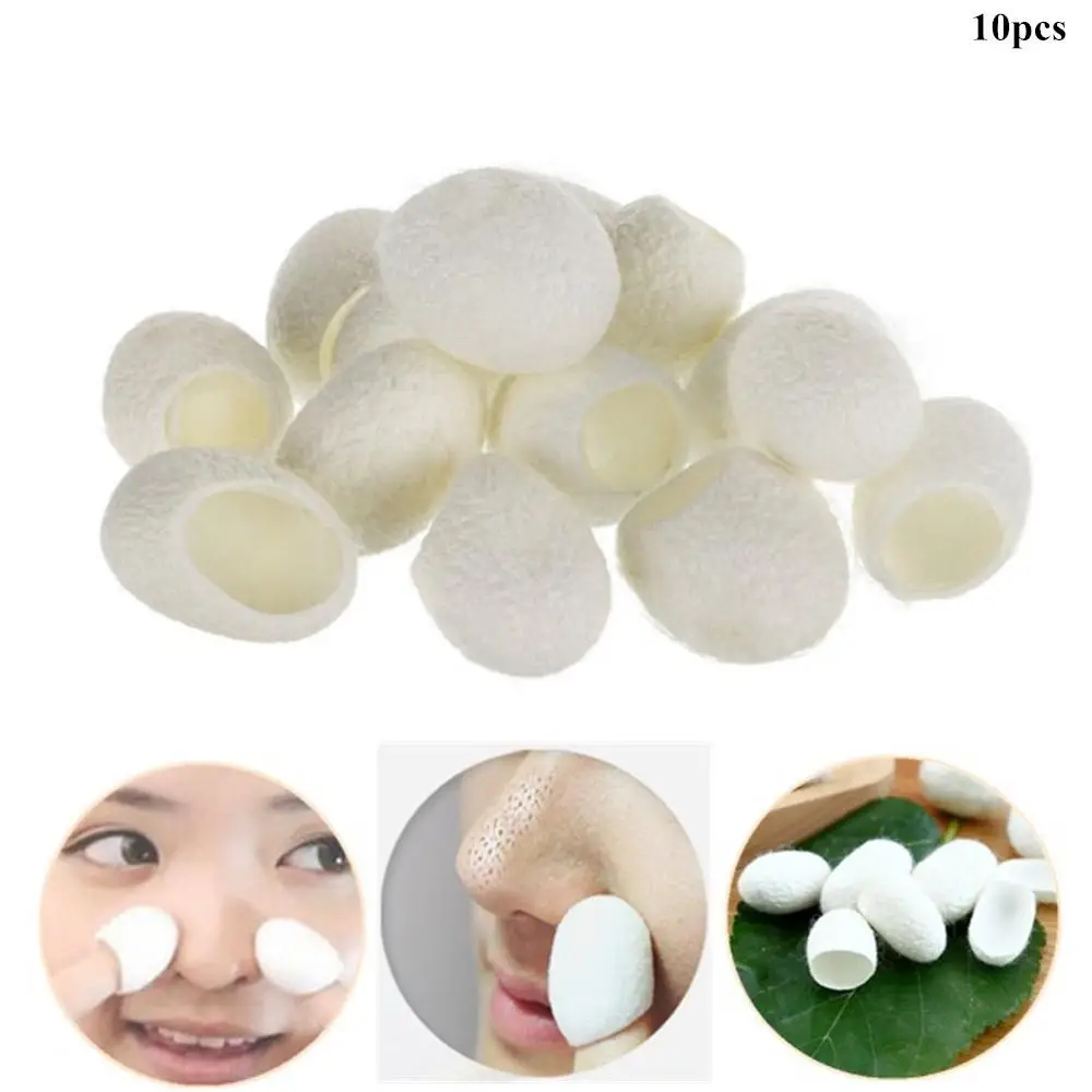 10 шт./компл. коконы из натурального шелкопряда шарики для отшелушивания и