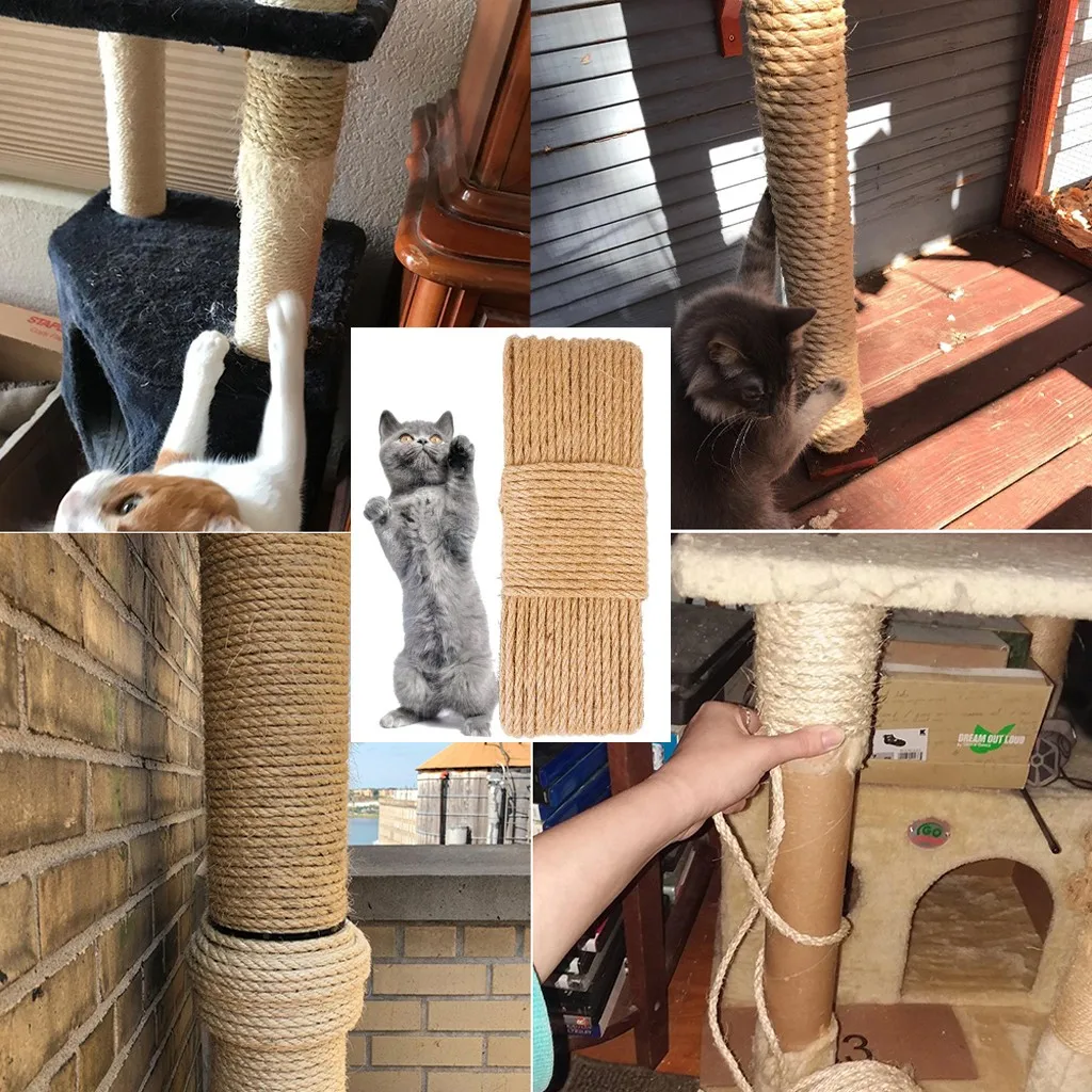 Веревка Sisal для кошачьего дерева сделай сам игрушка Когтеточка рамка