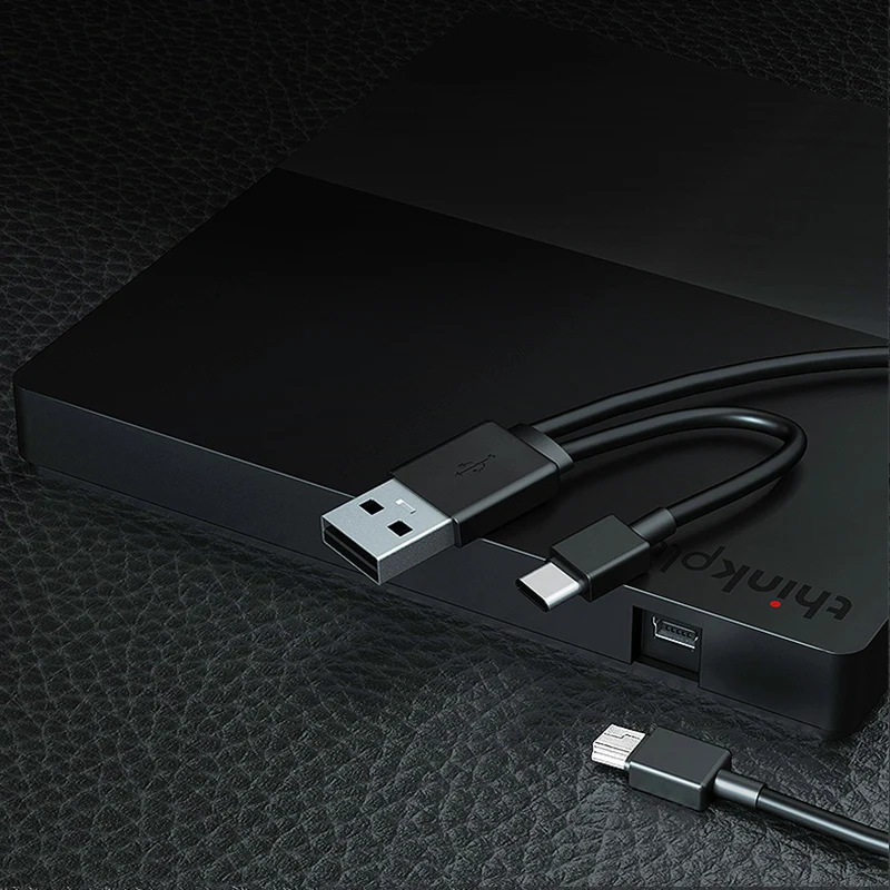 Lenovo Thinkplus USB 3.0 Type-C тонкий портативный оптический привод CD DVD RW ROM дисковый