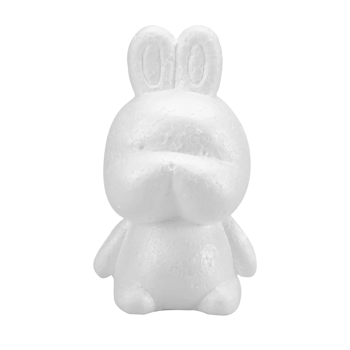 Foam Rabbit DIY пенополистирол пенопласт белая пена медведь форма искусственный цветок голова Роза Тедди вечерние украшения свадьбы - Цвет: Foam Rabbit