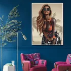 Картина на холсте с изображением сексуальной татуировки для женщин, портреты и принты