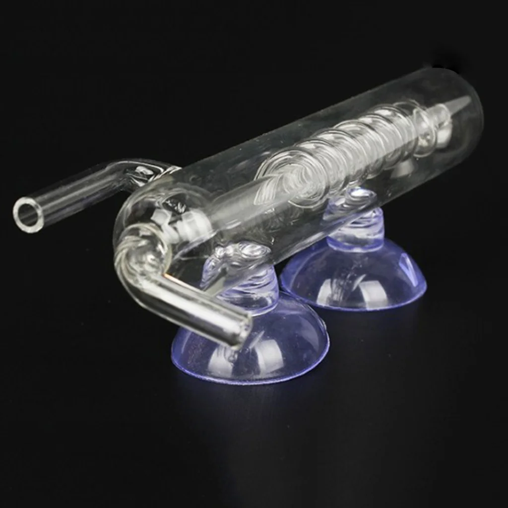 Стеклянный спиральный баллончик CO2 для аквариума диаметр 4 см |