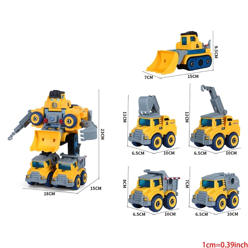 

Toddler Boy Kids Magnetic Assemble Transform Robot Play Vehicles Pull Back Car 3XUC