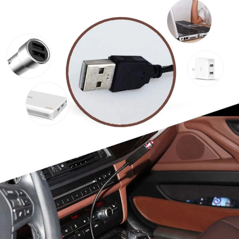 USB звездный Ночной светильник автомобильные потолочные светильники на крышу