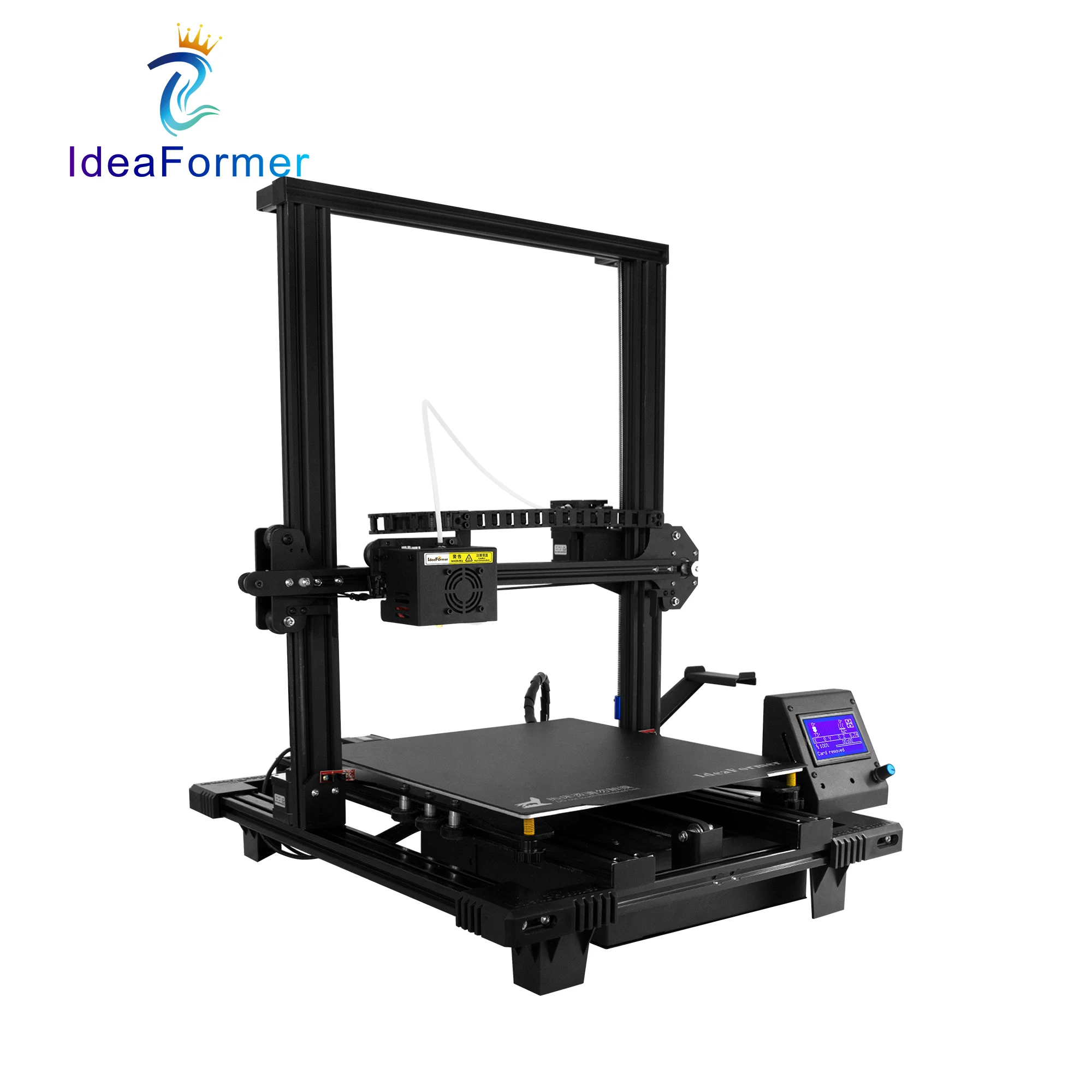 Ideaformer Pro FDM 3D Printer Dual Z Axis &Dual Y Axis silent Printing 300*300*350mm Full Metal Magnetic Build Plate DIY Printer