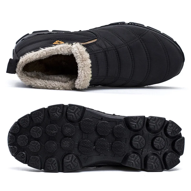 Мужские ботинки зимняя обувь мужские зимние водонепроницаемые ботильоны лыжные