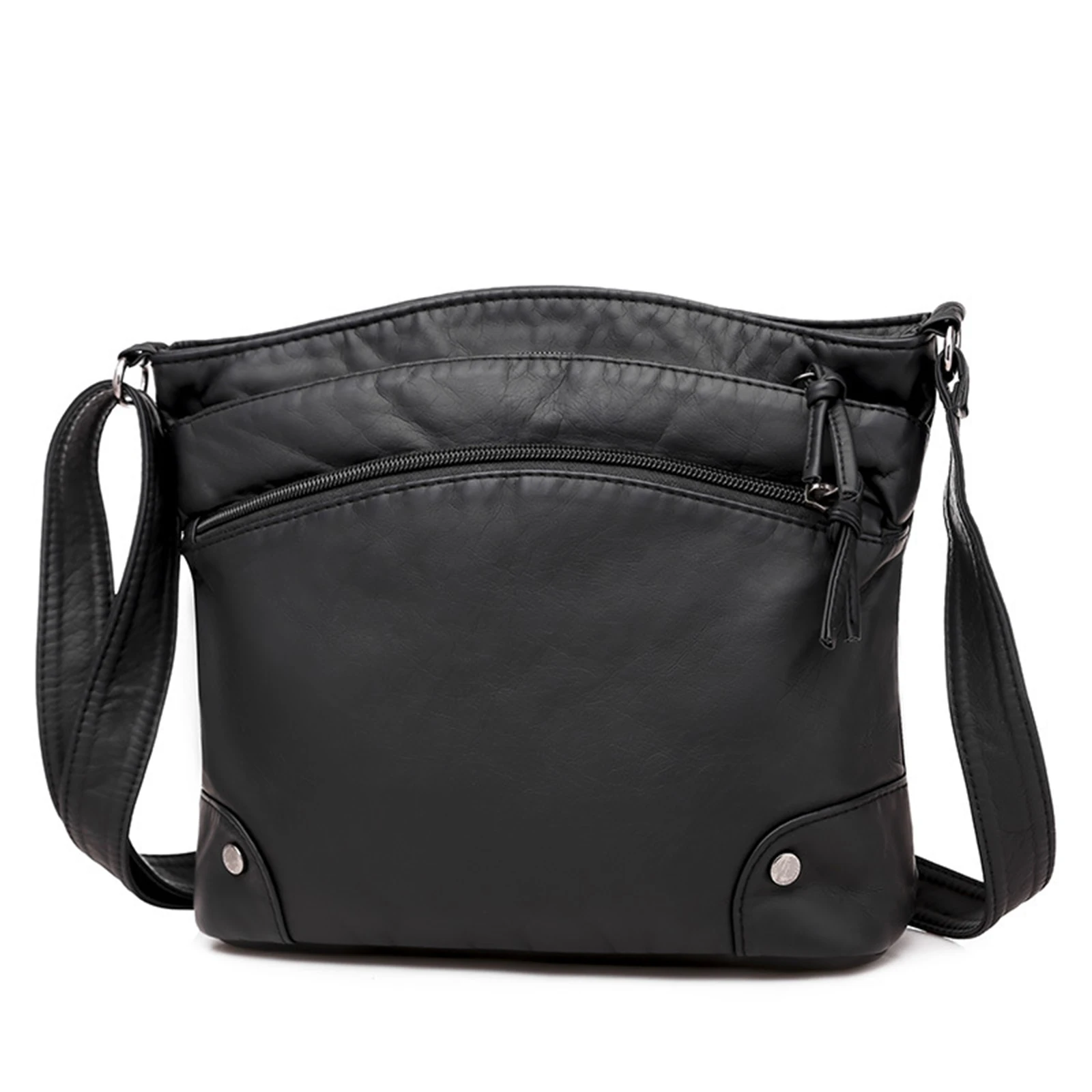 

Multi-Compartment Shoulder Bag Leather Soft Durable Crossbody Bags Large Capacity Bags For Women Sacs A Bandouliere Sac Femme