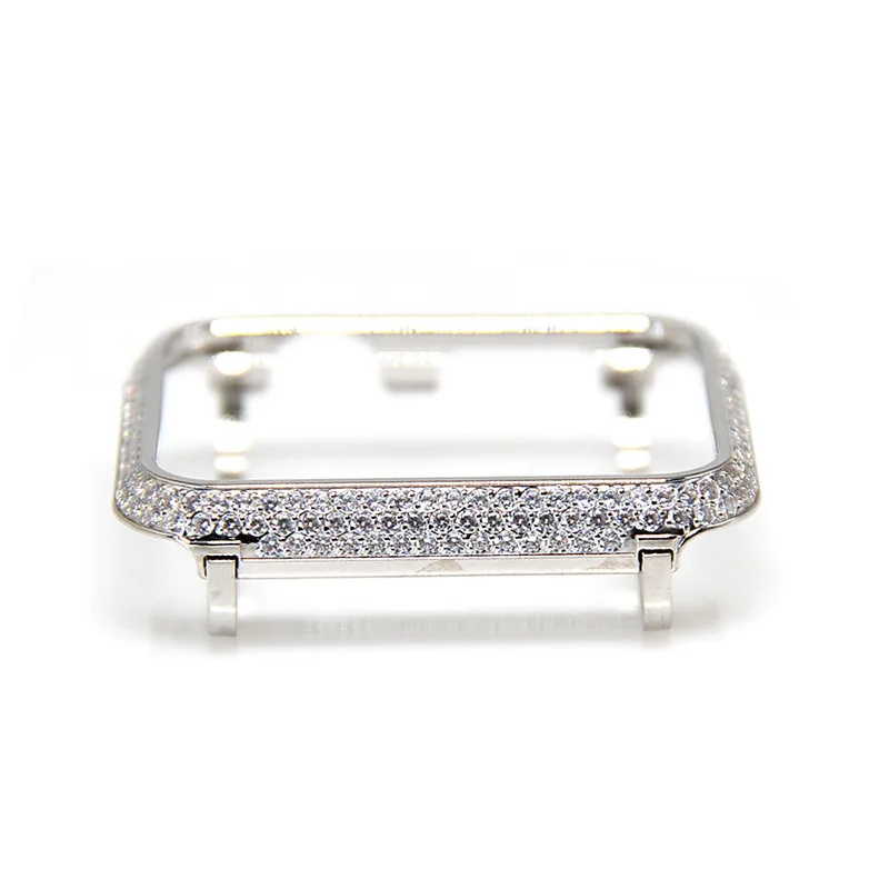 

Тонкий чехол для часов apple Watch 6 5 4 3 2 1, чехол 38 мм 42 мм 44 мм 40 мм, со стразами и защитой от сверления для iwatch 5 4 Для Женщин