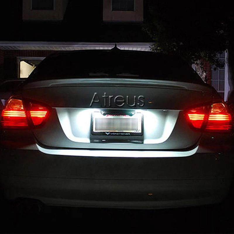 Mutips Автомобильный светодиодный Подсветка регистрационного номера дневные
