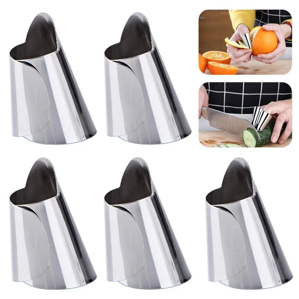 5 шт. Регулируемый протектор для пальцев из нержавеющей стали