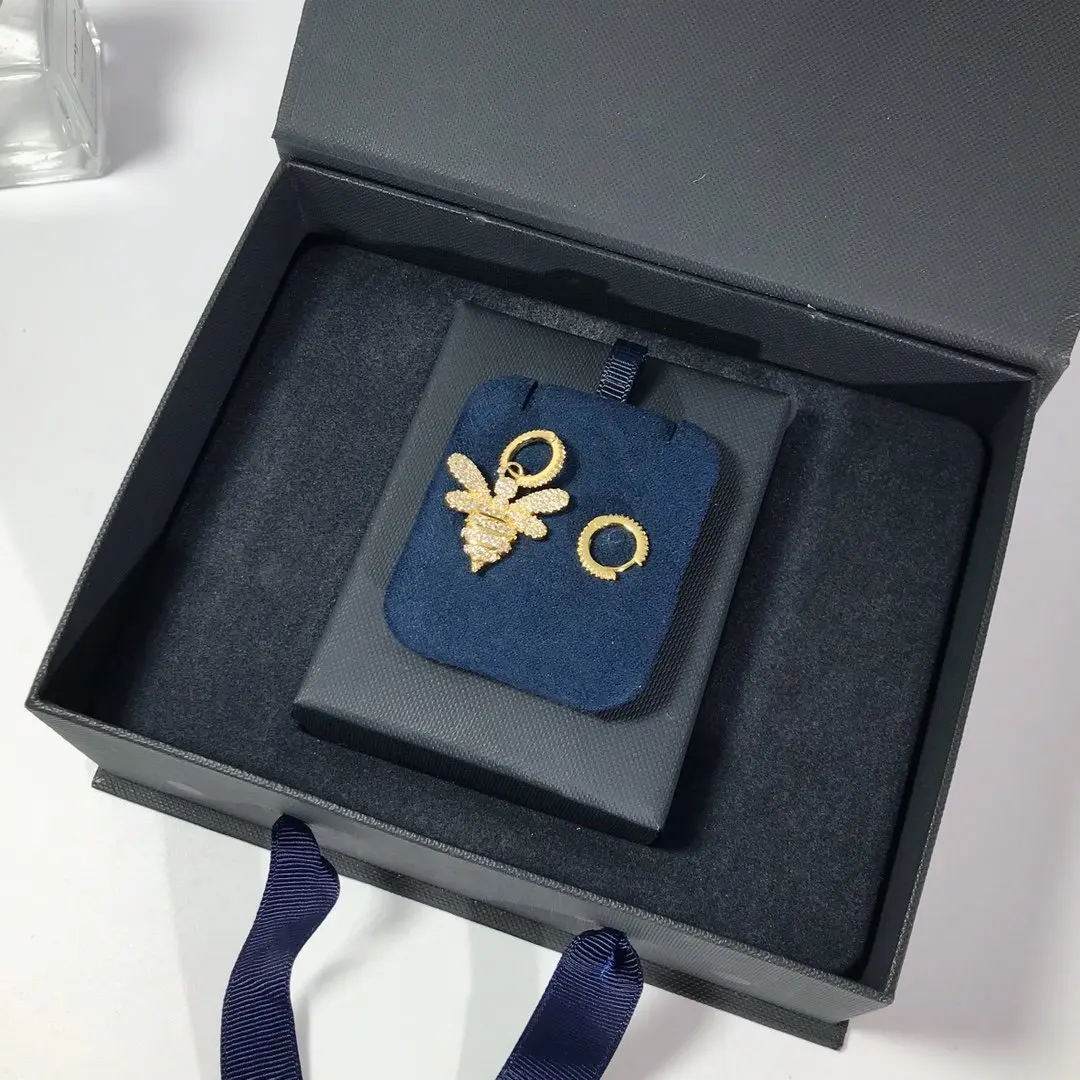 Модные очаровательные оригинальные серьги из стерлингового серебра 1:1