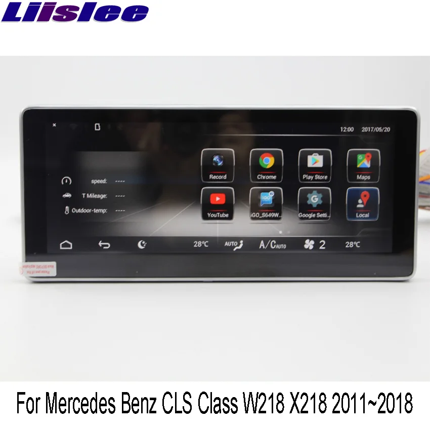 Liislee 10 25 &quotAndroid для Mercedes Benz CLS Class W218 X218 2011 ~ 2018 gps навигация радио стерео