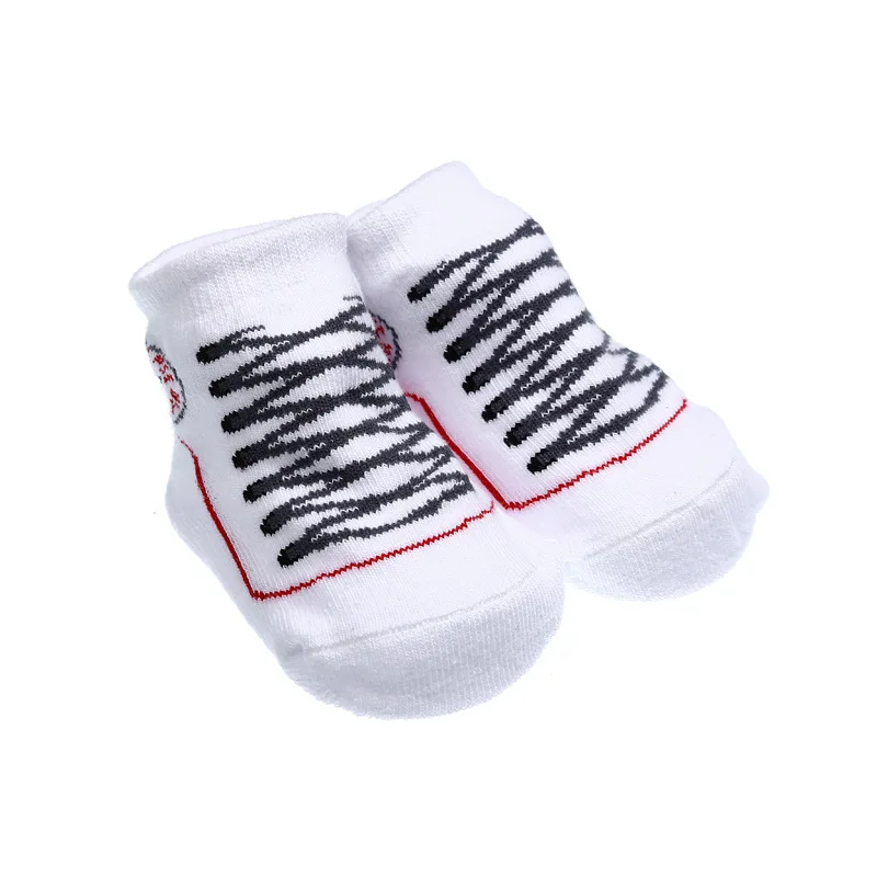 

Suitable for 0-18 Months Baby's Gift Baby Boy Girl Cartoon Socks New Born Cotton Indoor Shoes Sock 7 color