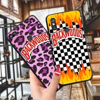 fashion backwoods checkerboard plaid tpu soft phone case for redmi 5 6 7 7a redmi8a redmi9 redmi10x redmi k20 k30pro black cover