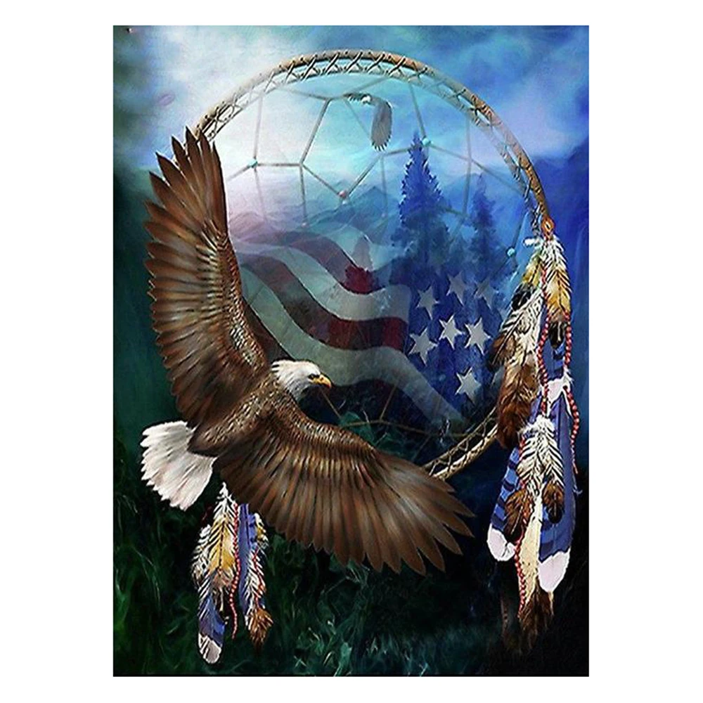 MEIVN 5D алмазная живопись своими руками крылья орла полная квадратная Алмазная