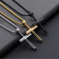 simple fashion cross pendant necklaces chain necklace for women men luxury ladies gold jewelry crucifix christian ornament gifts