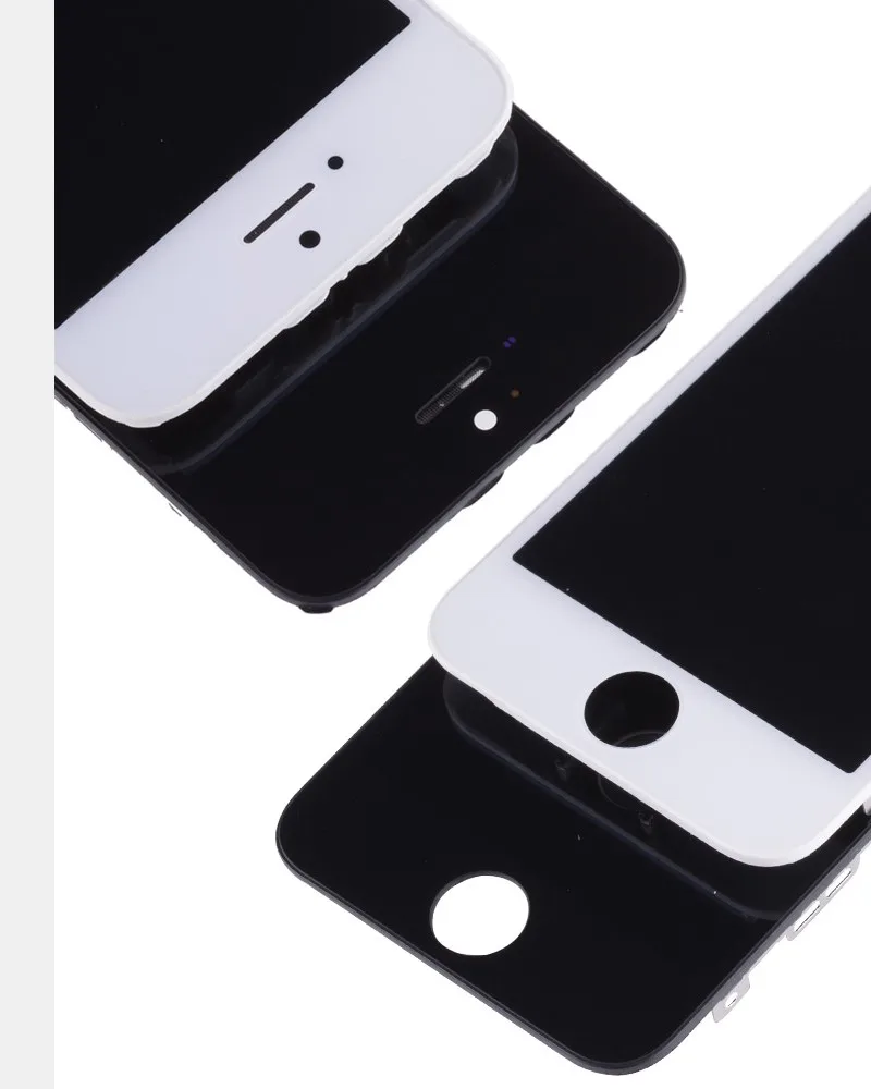 Дисплей для iPhone 5S LCD в сборе с тачскрином на рамке для iPhone 5 LCD 5C 5SE черный белый