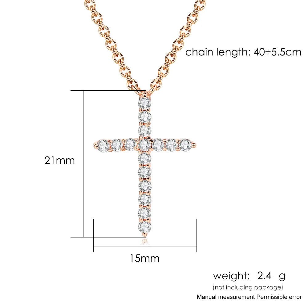 Ожерелья с подвеской-крестом для женщин и мужчин простые ювелирные украшения из