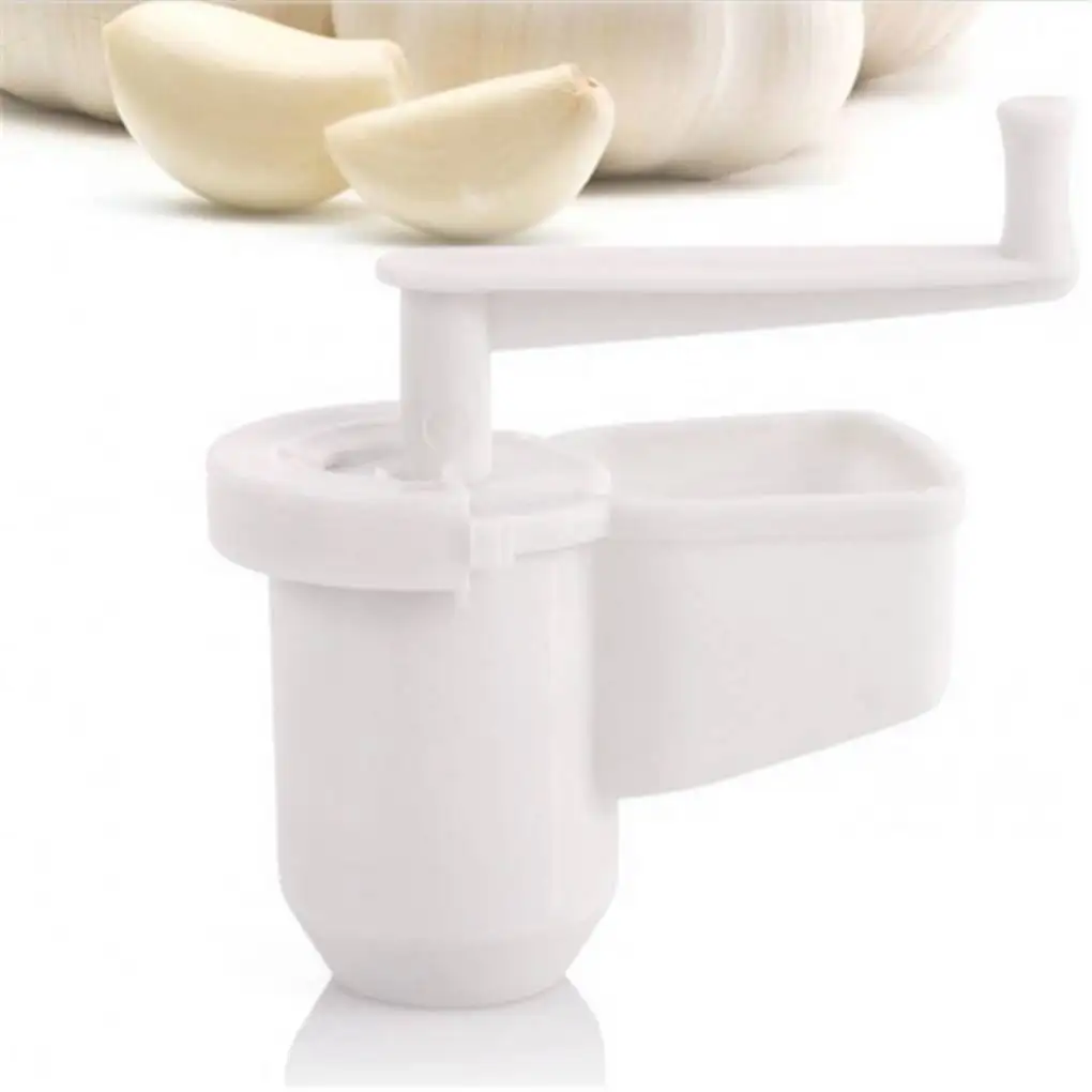 

2 Pieces Multifunctional Garlic Ginger Crusher Grinder Manual Press Rotate Kitchen Gadget Tools Accessory Home Supplies