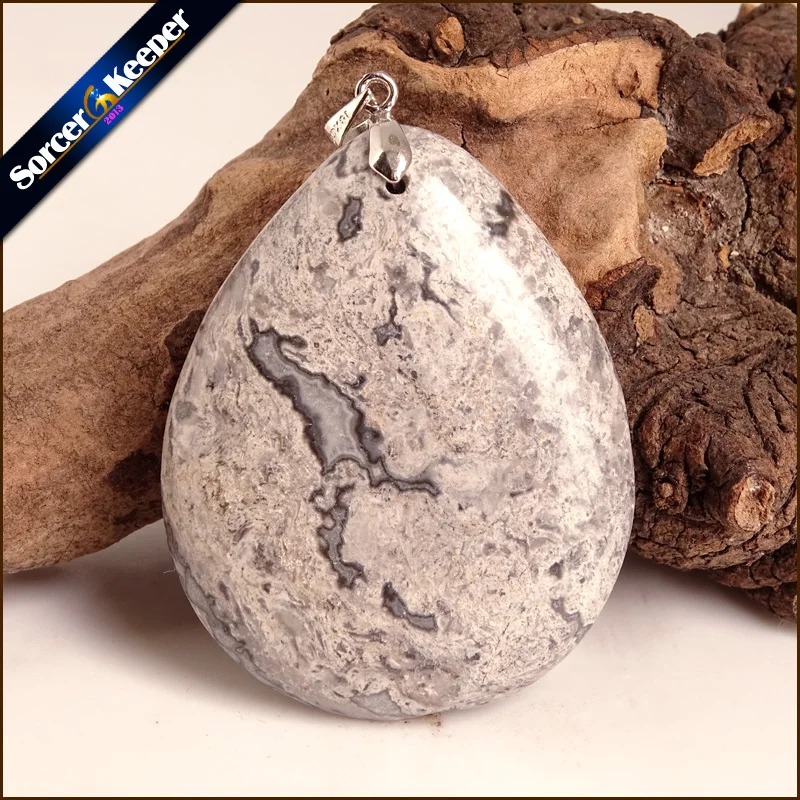 Модные леопардовые яшперы кулон из натурального камня кабошон бусы сделай сам