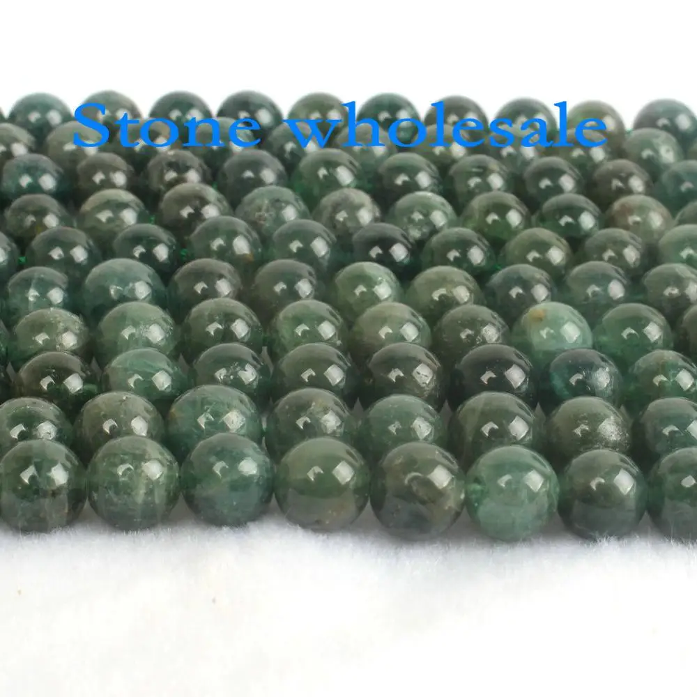 Натуральный круглый зеленый апатит, незакрепленные бусины 8 9,5 мм для изготовления ожерелья, браслета, ювелирных изделий своими руками, 15 дю... от AliExpress RU&CIS NEW