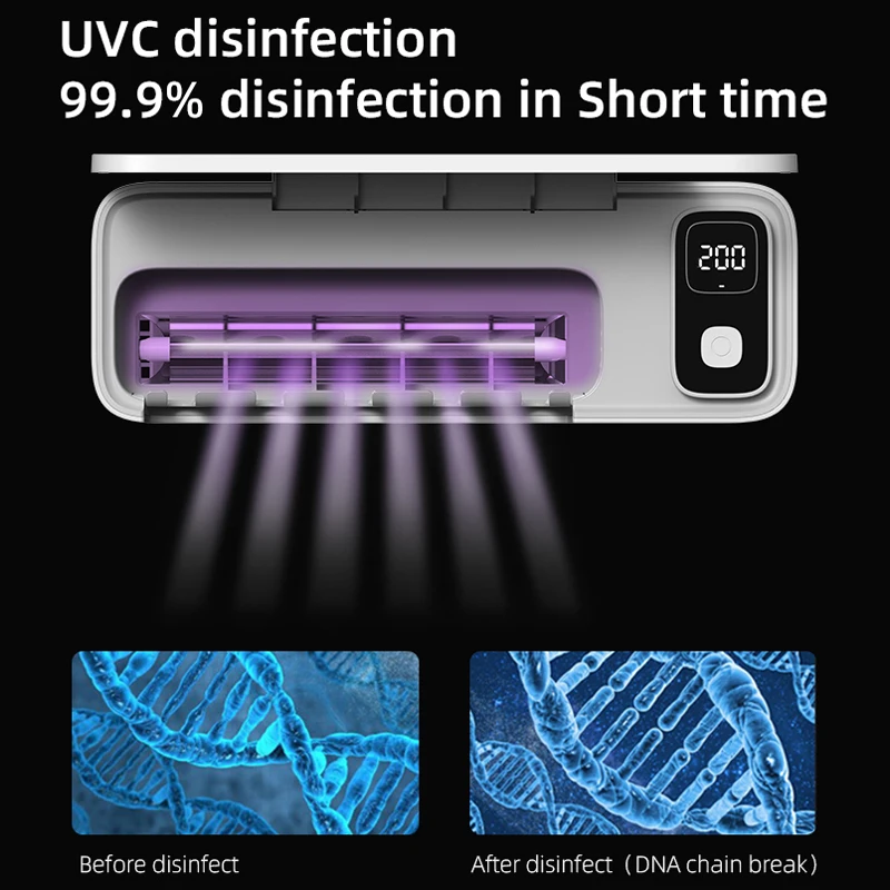 Перезаряжаемый УФ-Антибактериальный стерилизатор для зубных щеток держатель