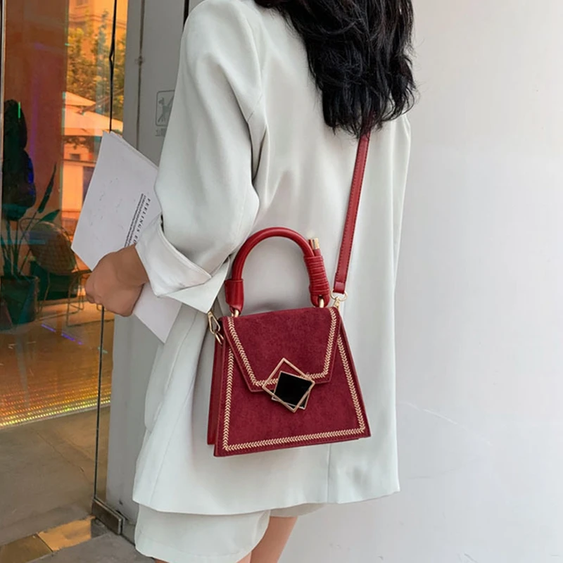 Женская сумка из ПУ кожи в стиле ретро|Сумки с ручками| |