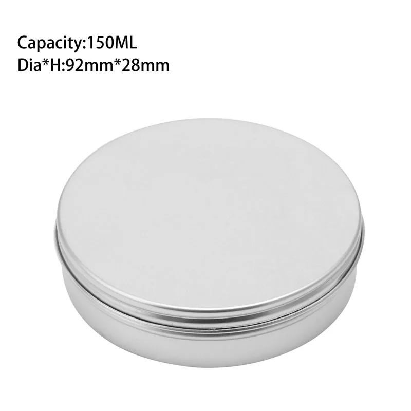 15 мл алюминиевый пустой косметический горшок банка жестяной контейнер