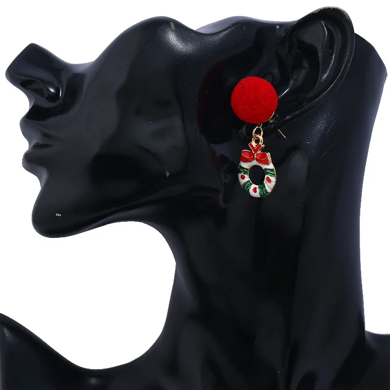 FORSEVEN новая мода элегантный красный шар Рождественская елка асимметричная