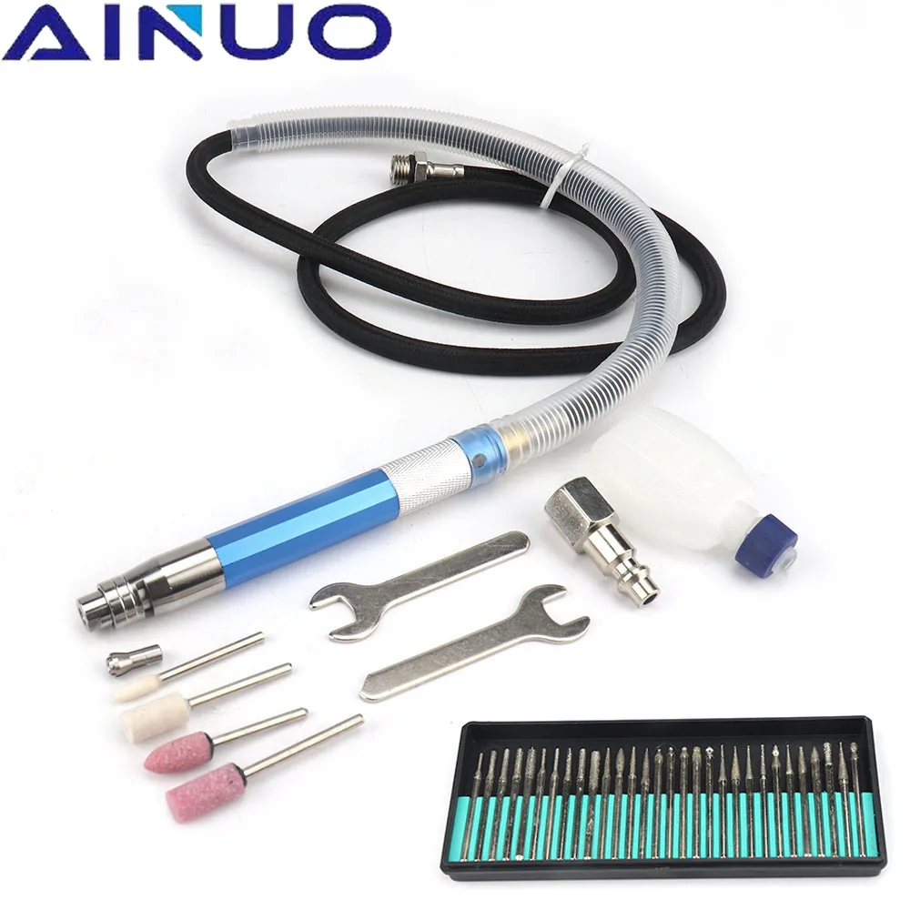 

3mm Pneumatic Air Micro Die Grinders Engraving Pen Polishing Grinding Machine High Speed Cutting Tool 70000RPM