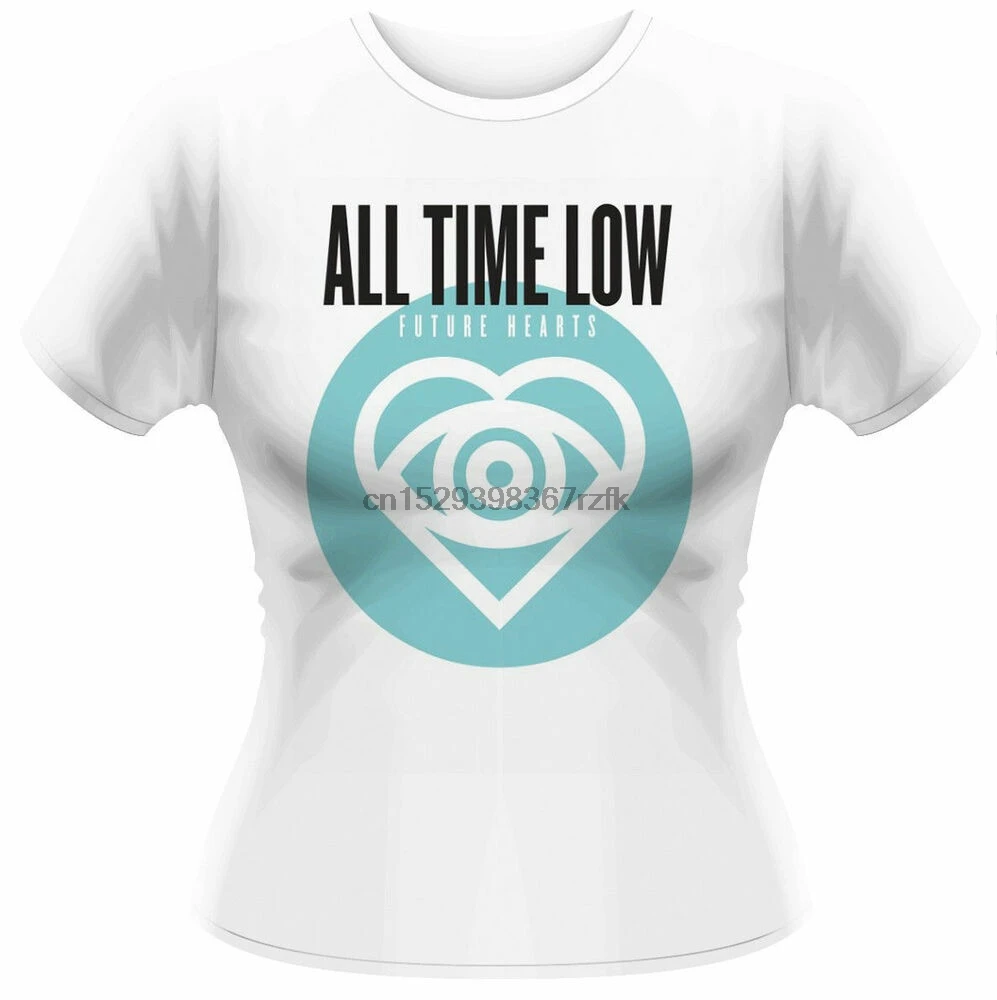 Женская облегающая футболка All Time Low Future Hearts-новая официальная! |