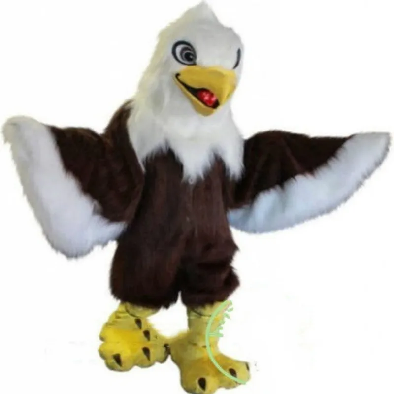 

Long Fur Eagle Mascot Costume Halloween Carnival Party Adults Cosplay Furry Suits Party Game Fancy Dress Fursuit Cartoon Outfits