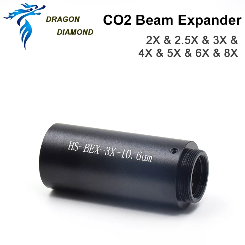 Лазерный луч DRAGON DIAMOND Co2 эспандер 10600nm 2X 2.5X 3X 4X 6X 8X с гальваническим покрытием для