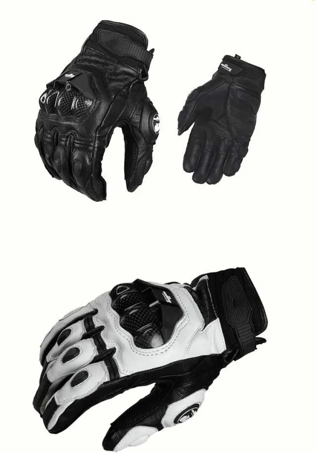 

2020 New Men's Racing Gloves Leather Carbon Fiber Gloves Bicycle Cycling Afs 6 Motorbike Road Moto Motorcycle Gloves