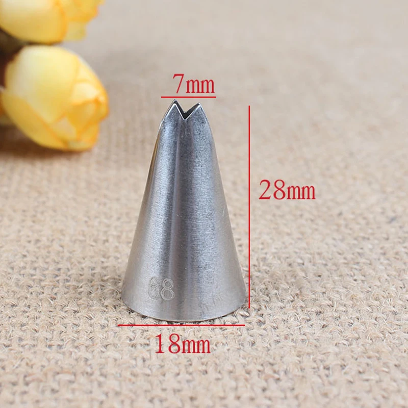 #68 Асимметричные насадки для кондитерского мешка кремовая насадка торта