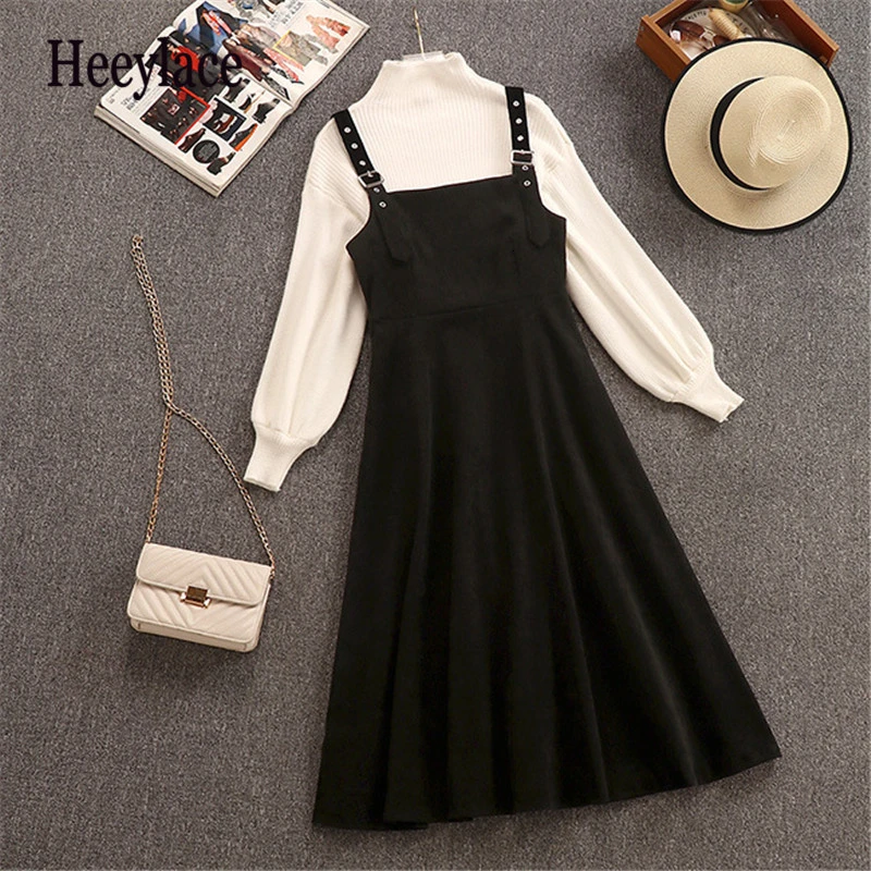 Женский вязаный джемпер с высоким воротником и длинным рукавом модные свитера