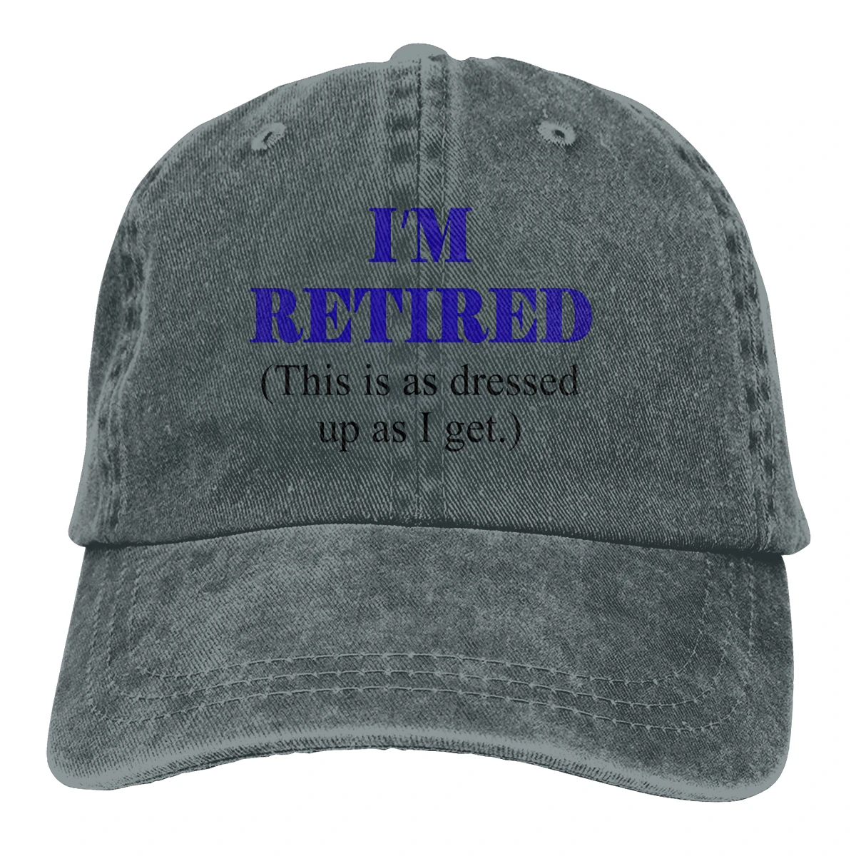 

I'm Retired Hats for Men Women Adjustable Sun Hats Vintage Trucker Hat