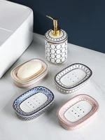 nordic home and hotel gold inlay double layer soap holder bathroom ceramic soap dish with drain porte savon %d0%b4%d0%b5%d1%80%d0%b6%d0%b0%d1%82%d0%b5%d0%bb%d1%8c %d0%b4%d0%bb%d1%8f %d0%bc%d1%8b%d0%bb%d0%b0