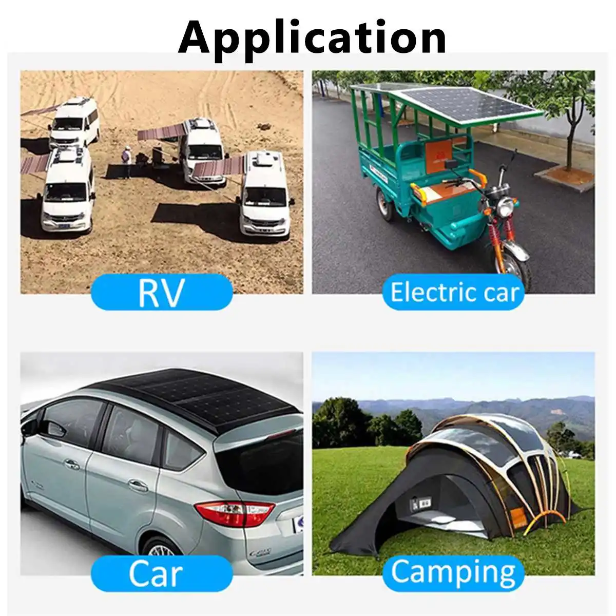 

300W/600W Solar Panel Kit Dual USB Ports With 60A/100A Solar Controller Waterproof Solar Cells for Car Yacht RV Battery Charger