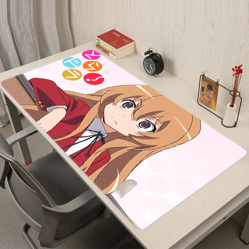 

Toradora Mouse Mat Gaming Gamer Desk Pad Xxl PC Cabinet Keyboard Kawaii Pads Computer Hot Large Carpet Cute Rug Complete Mause