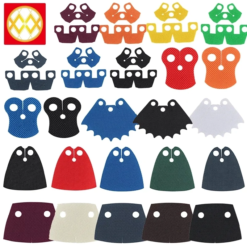 5 шт./лот накидка костюм одежда Тренч плащ для строительных блоков фигурки плащи