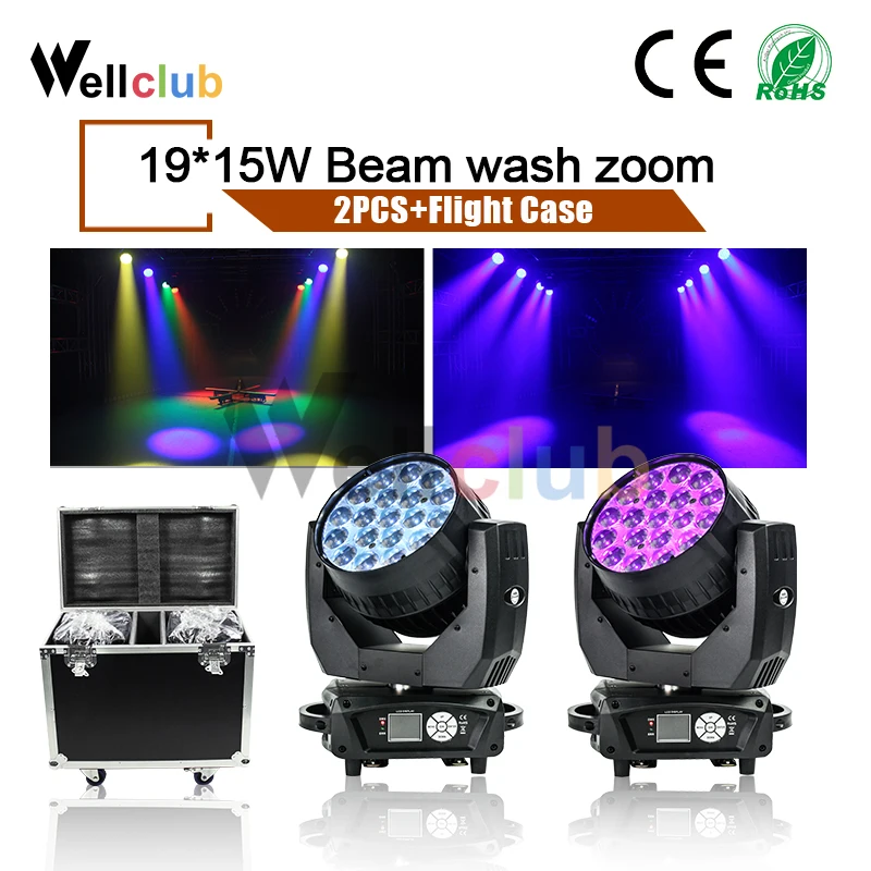 Чехол с подсветильник жной головкой и зумом для дискотеки 2 шт.|Эффект освещения