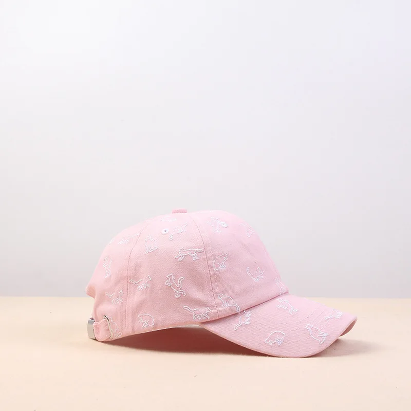 Cotton Cartoon Cat Casquette Baseball Cap Adjustable Snapback Hats For Men And Women