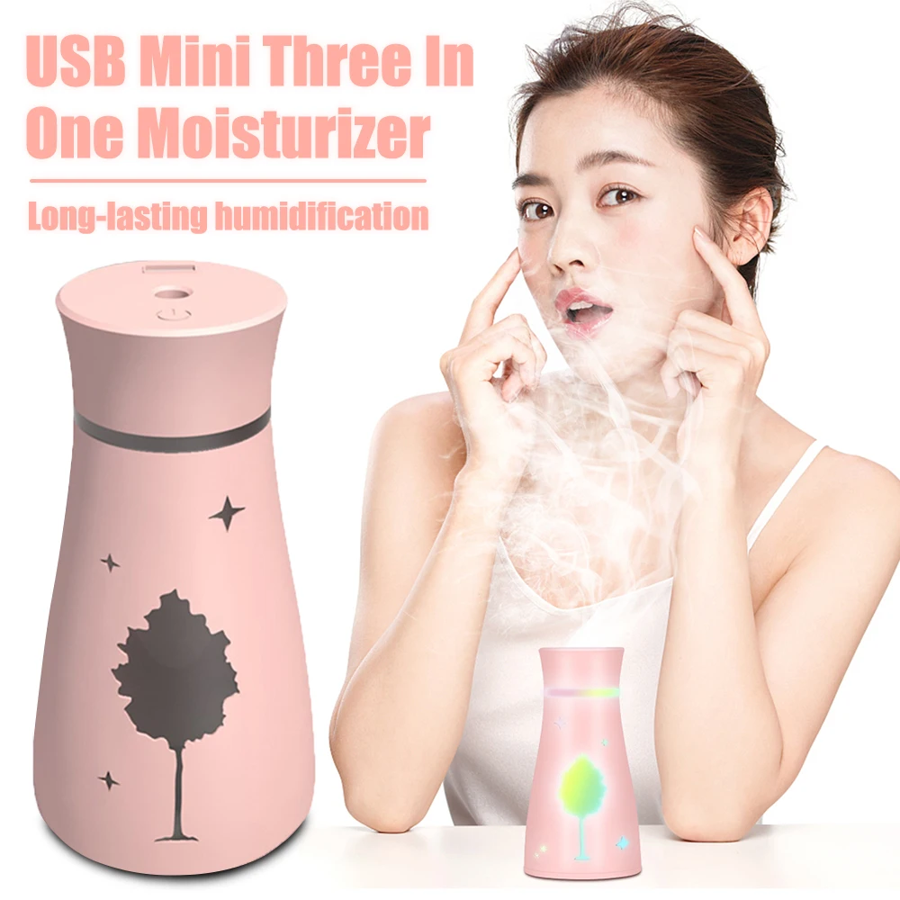 Мини распылитель для лица со светодиодной подсветкой|Устройство ухода за кожей