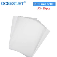 20pc a3 pet transfer film for direct transfer film printing for dtf ink printing pet film printing and transfer