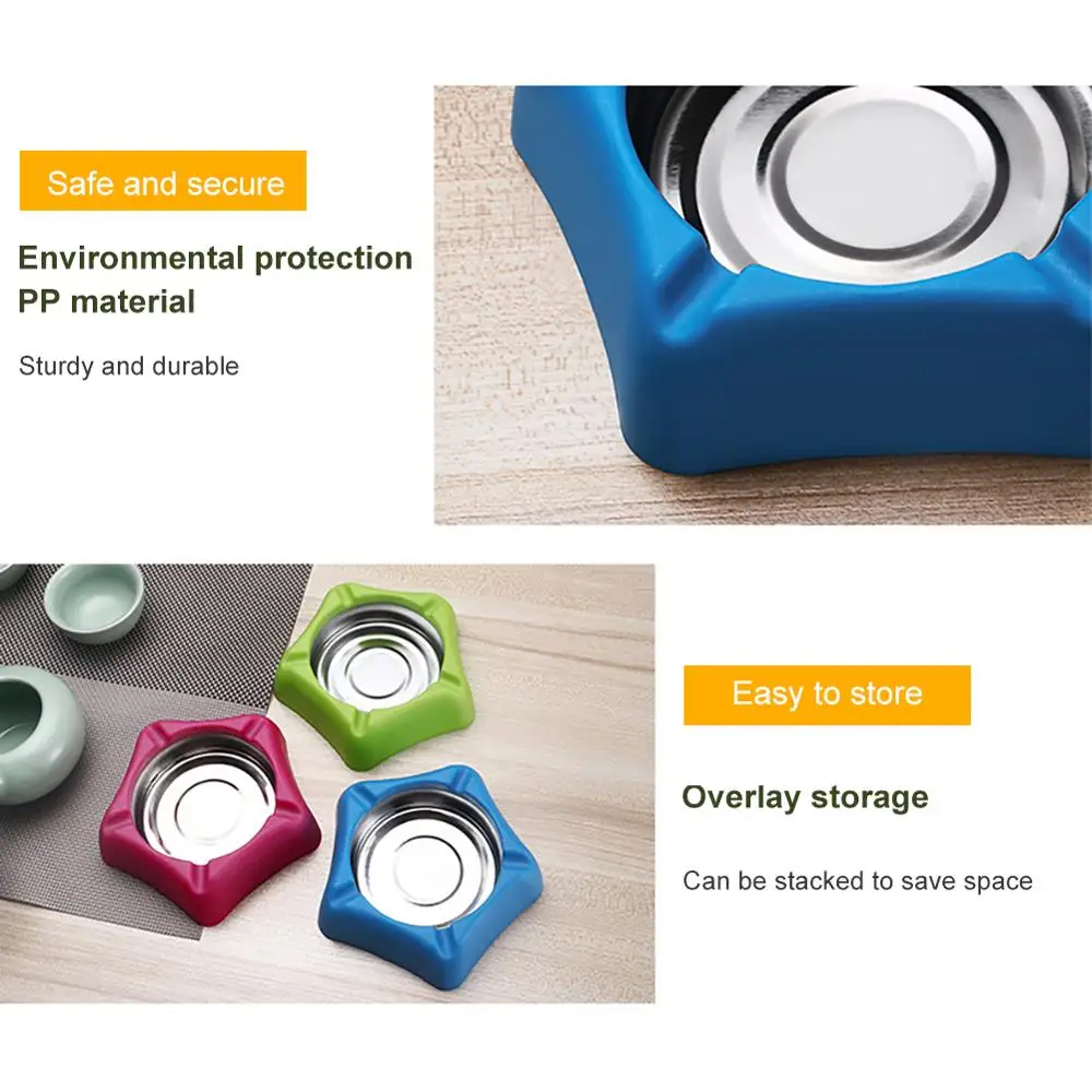 Креативная портативная пепельница в форме звезды для сигарет подставка дома