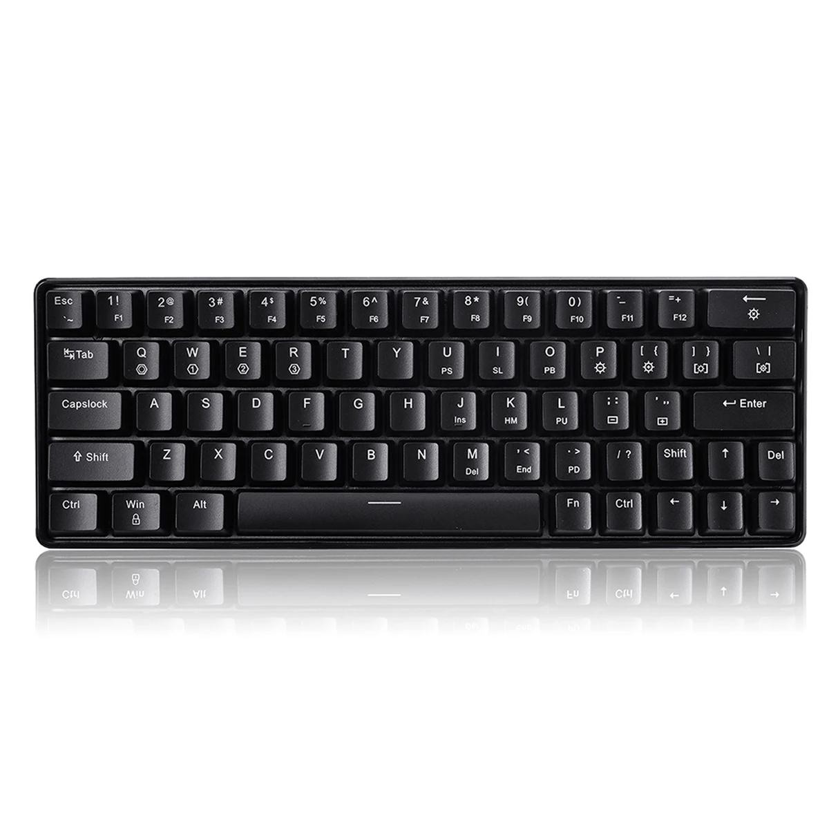 Механическая клавиатура Gateron Switch GK64 64 клавиши с горячей заменой CIY Switch RGB подсветкой Механическая игровая клавиатура