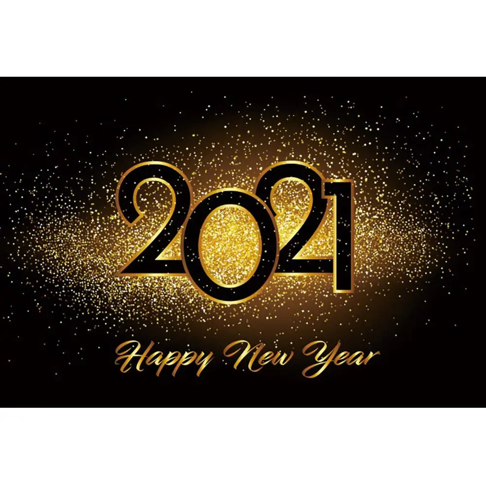 

Christmas 2021 Happy New Year Starry Night Glitter Light Brokeh Backdrop Photography Background For Photo Studio Photophone