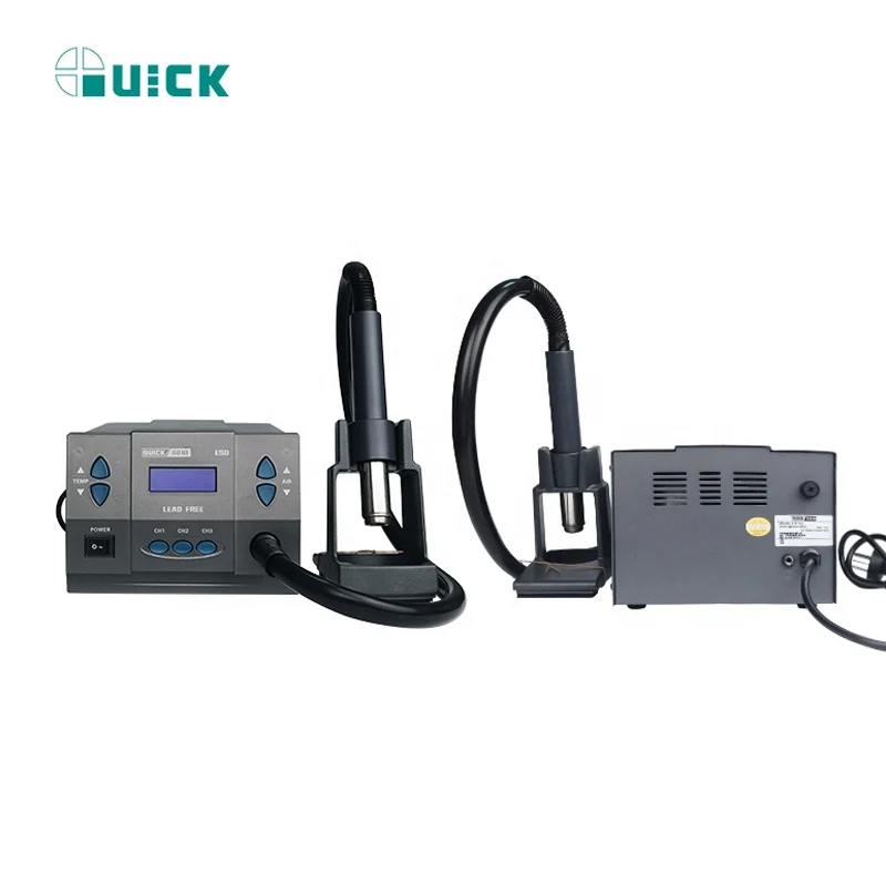 Quick 881D 110V/220V Rework Station 1300W 861DW Flagship Edition BGA Soldering Hot Air super power | Инструменты