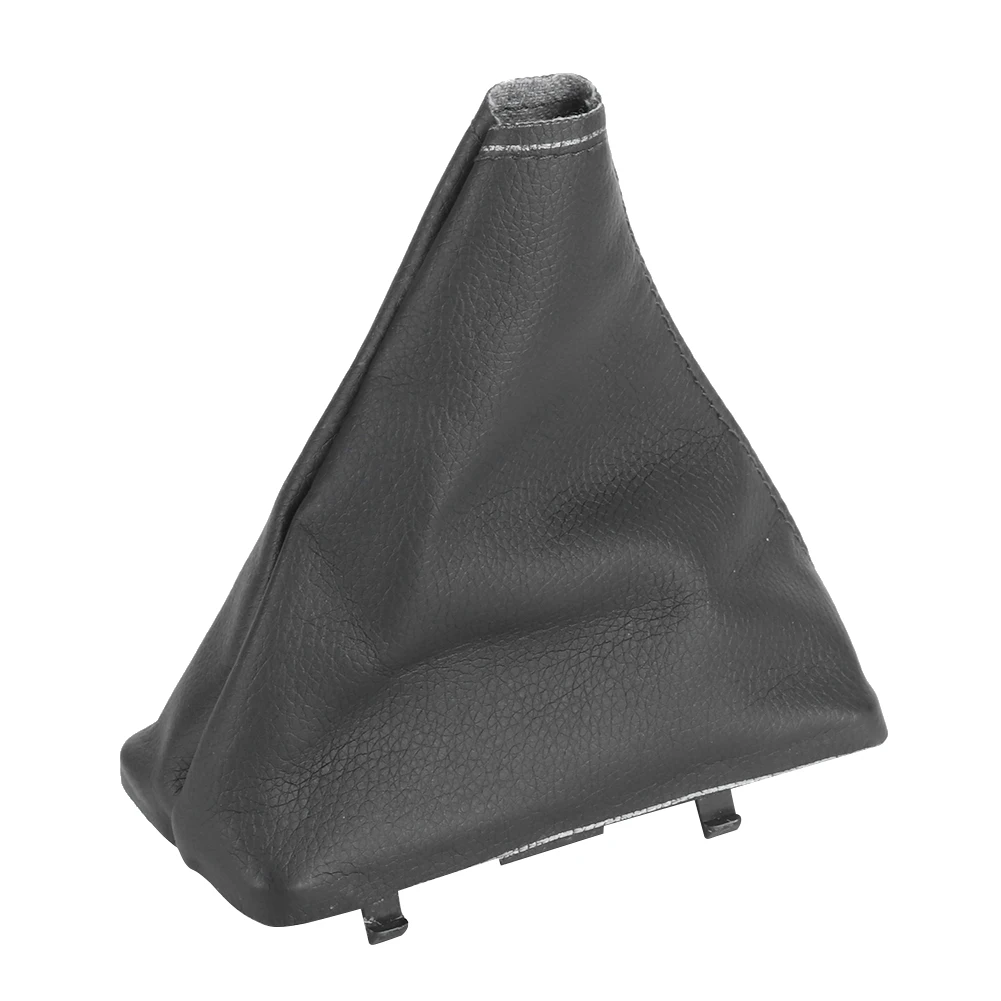 

Gear Knob Boot Auto Transmission Handle Cover Black Stitches with Mounting Base 8R2Z7210AA Fit for Ford Falcon FG FGX